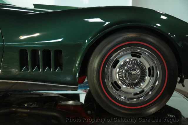 1968 British Green Chevrolet Corvette Convertible