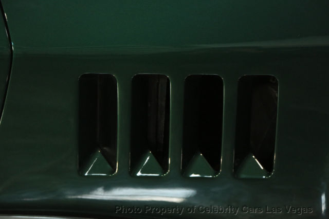 1968 British Green Chevrolet Corvette Convertible