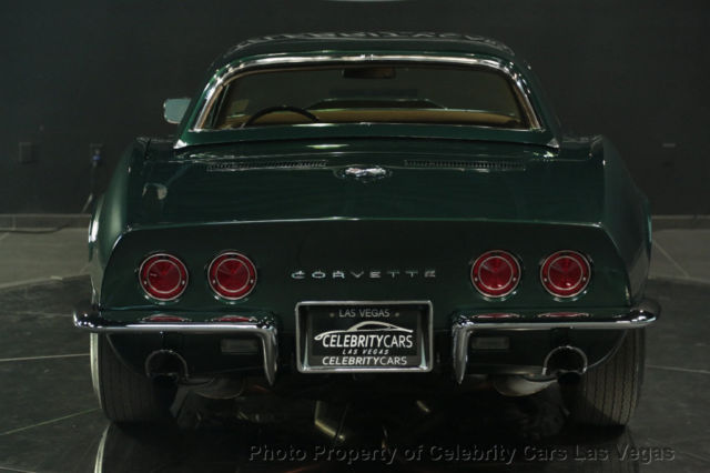 1968 British Green Chevrolet Corvette Convertible