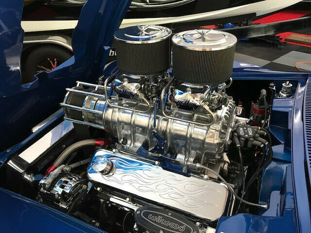 1968 Blue Chevrolet Corvette Coupe