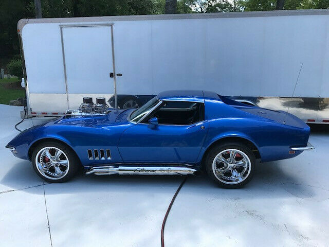1968 Blue Chevrolet Corvette Coupe