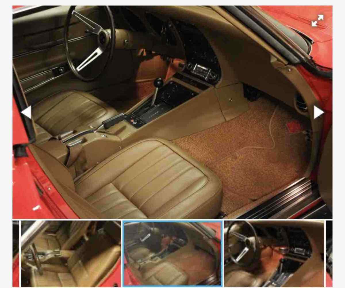 1968 Red Chevrolet Corvette Sports car