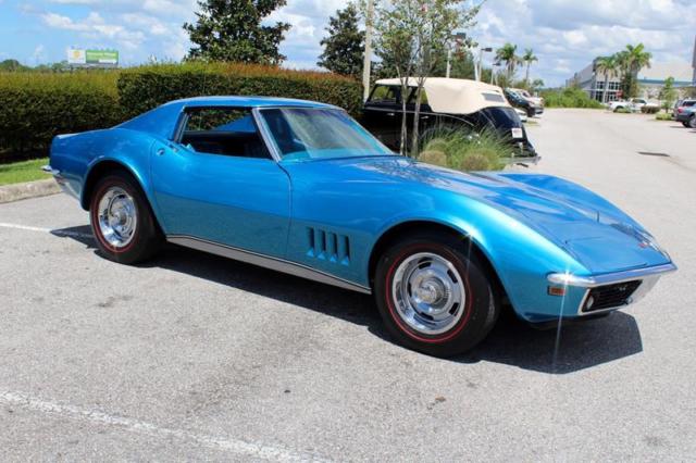 1968 Blue Chevrolet Corvette Coupe