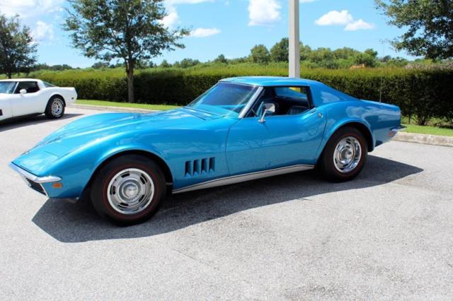 1968 Blue Chevrolet Corvette Coupe