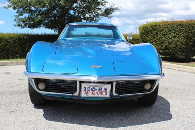 1968 Blue Chevrolet Corvette Coupe