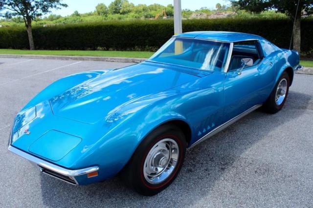 1968 Blue Chevrolet Corvette Coupe