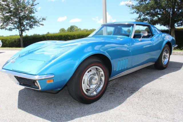 1968 Blue Chevrolet Corvette Coupe