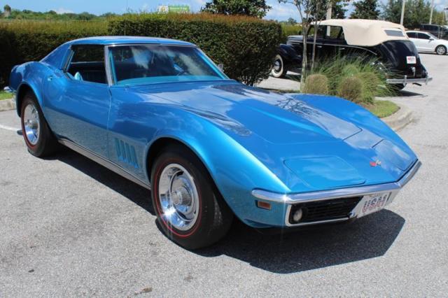 1968 Blue Chevrolet Corvette Coupe