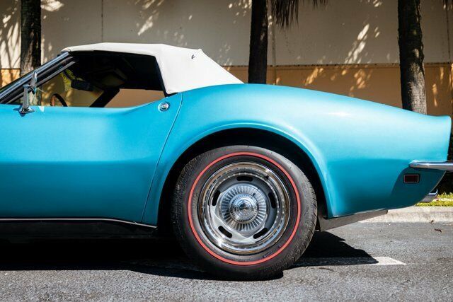 1968 Turquoise Chevrolet Corvette --
