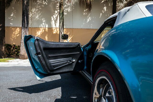 1968 Turquoise Chevrolet Corvette --