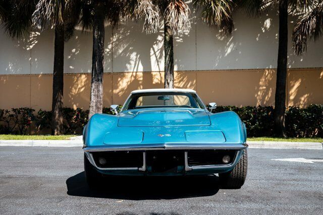 1968 Turquoise Chevrolet Corvette --