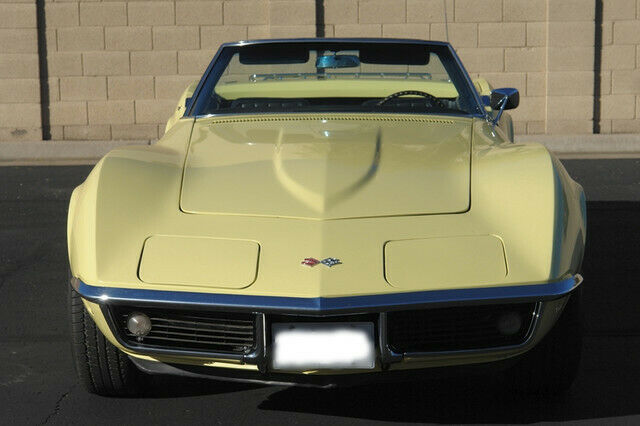 1968 Yellow Chevrolet Corvette Convertible