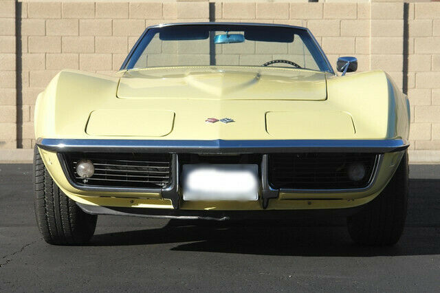 1968 Yellow Chevrolet Corvette Convertible