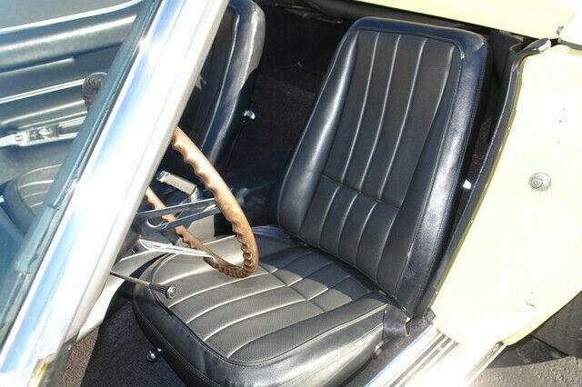 1968 Yellow Chevrolet Corvette Convertible