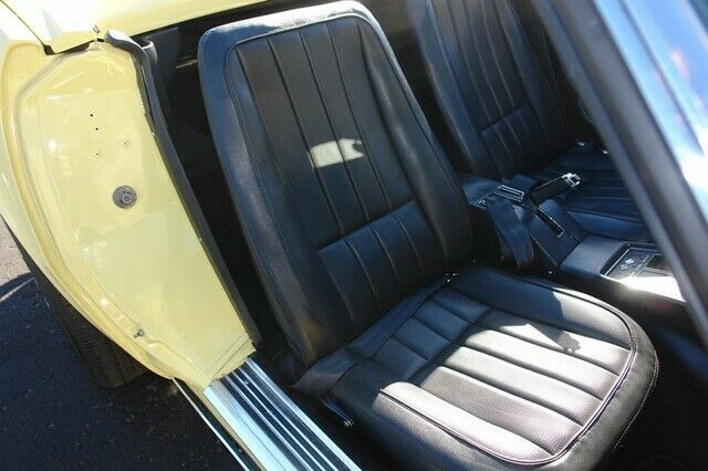 1968 Yellow Chevrolet Corvette Convertible