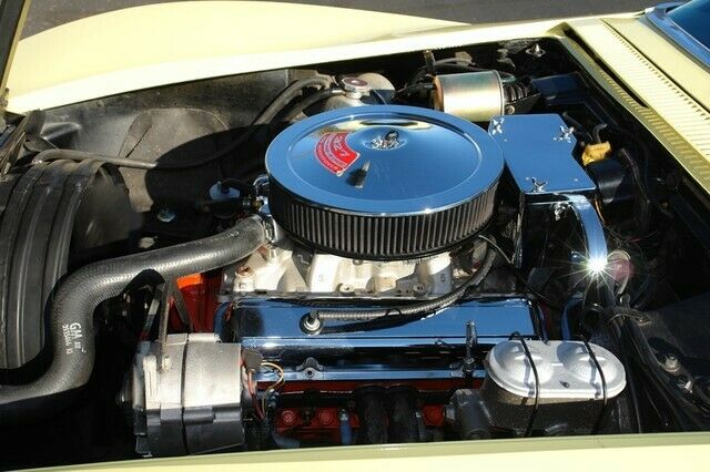 1968 Yellow Chevrolet Corvette Convertible