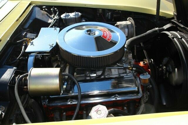 1968 Yellow Chevrolet Corvette Convertible