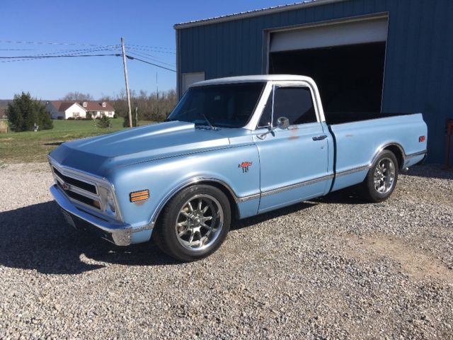 1968 Blue Chevrolet C-10