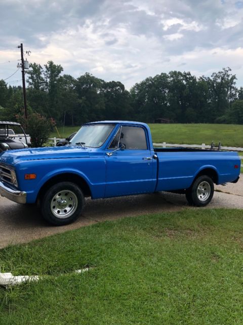 1968 Blue Chevrolet C-10 Long Bed