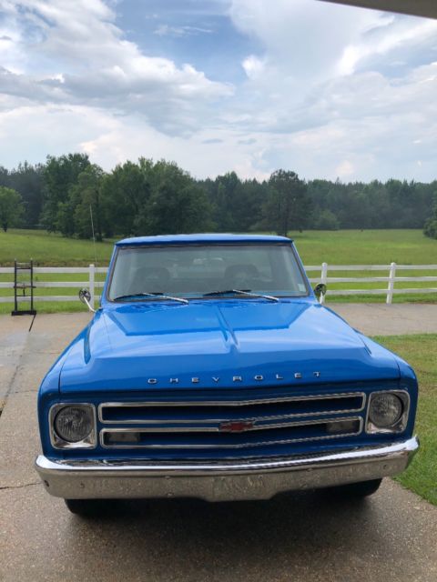 1968 Blue Chevrolet C-10 Long Bed
