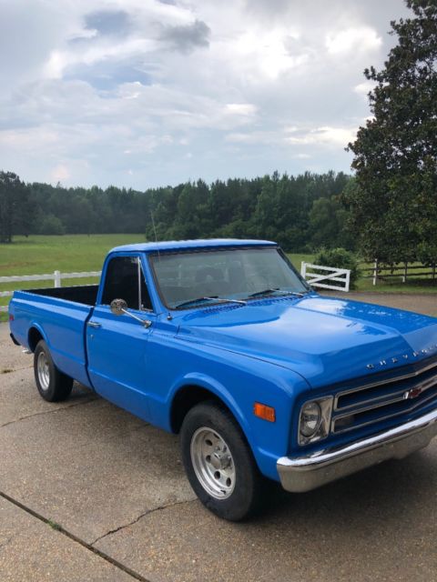 1968 Blue Chevrolet C-10 Long Bed