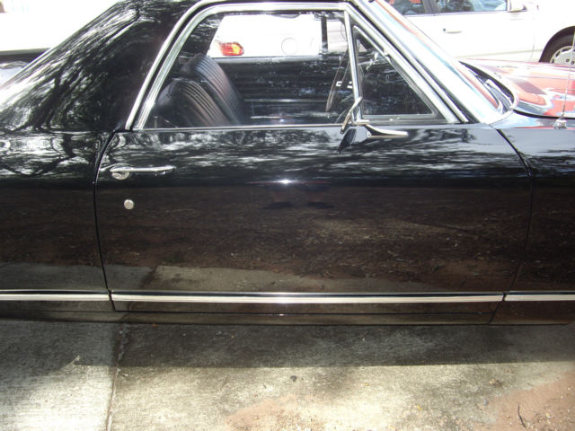 1968 Black Chevrolet El Camino U/K