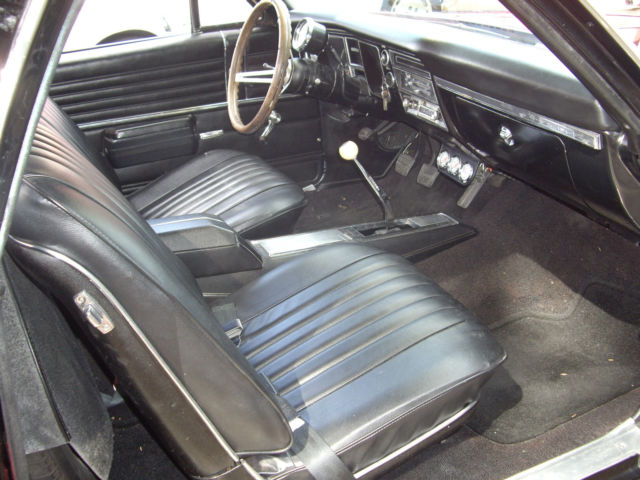 1968 Black Chevrolet El Camino U/K