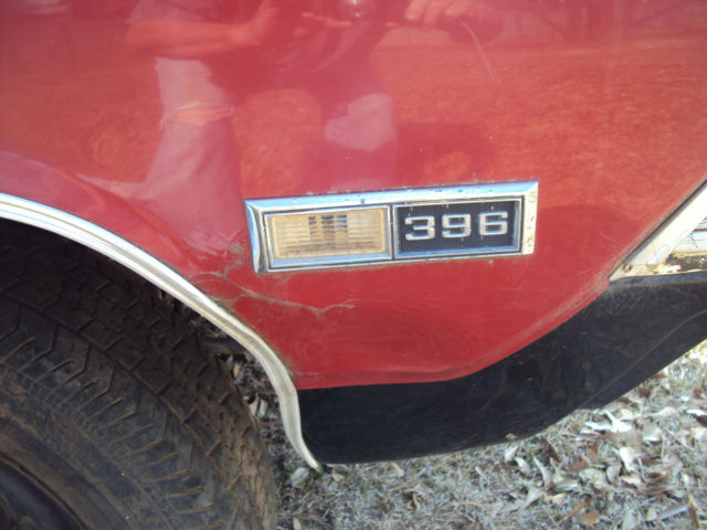 1968 Red Chevrolet El Camino U/K