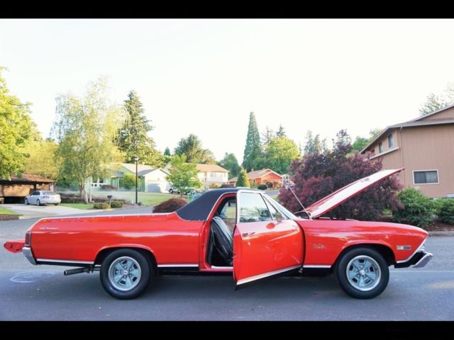 1968 Orange Chevrolet El Camino
