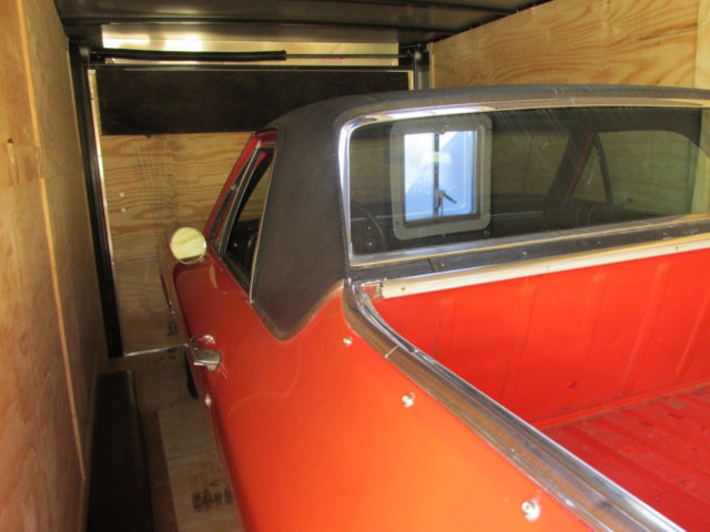 1968 Orange Chevrolet El Camino