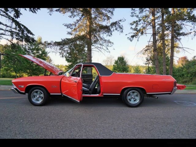 1968 Orange Chevrolet El Camino