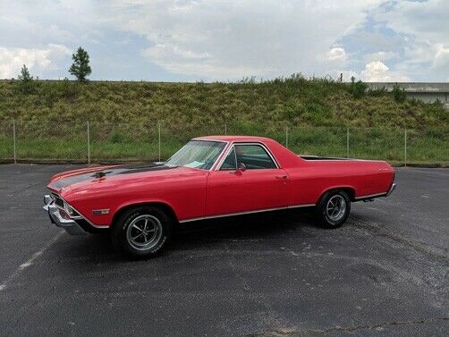 1968 Black Chevrolet El Camino --