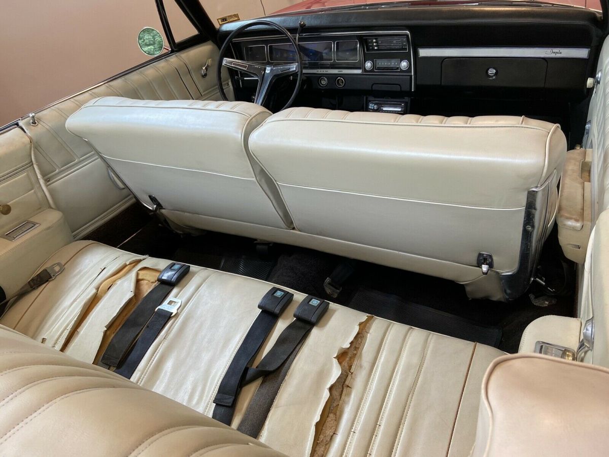 1968 Red Chevrolet Impala Convertible