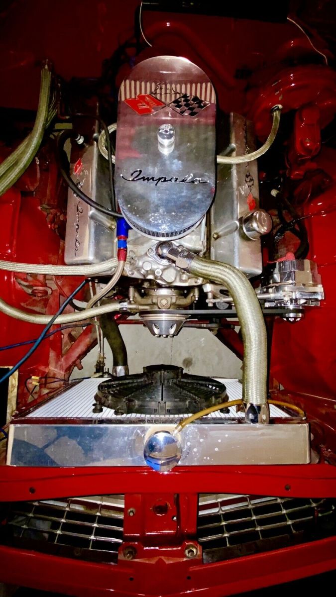 1968 Red Chevrolet Impala Convertible