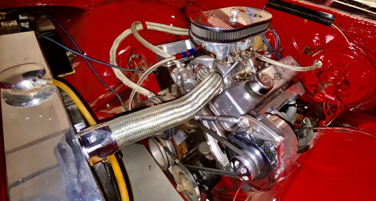 1968 Red Chevrolet Impala Convertible