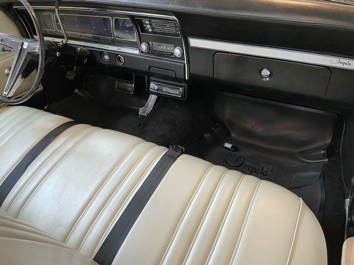 1968 Red Chevrolet Impala Convertible