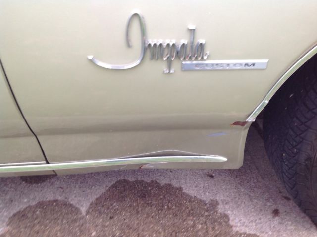 1968 light green Chevrolet Impala 2 DR