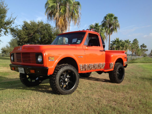1968 Orange Chevrolet C-10 pick up
