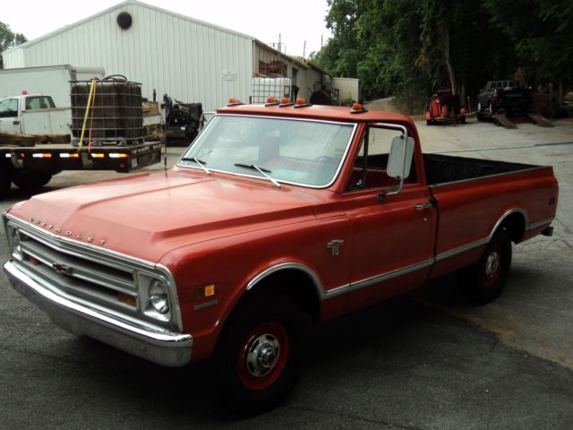 1968 Red Chevrolet Other Pickups Standard Cab Pickup