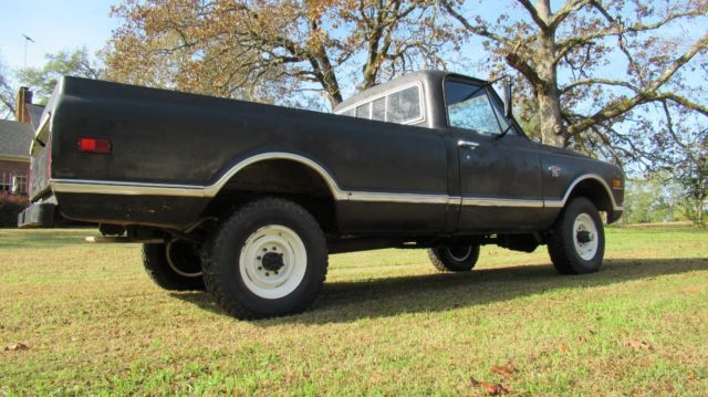 1968 Black Chevrolet K20 4x4 3/4 Ton Pickup Chevy Truck