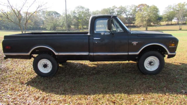 1968 Black Chevrolet K20 4x4 3/4 Ton Pickup Chevy Truck