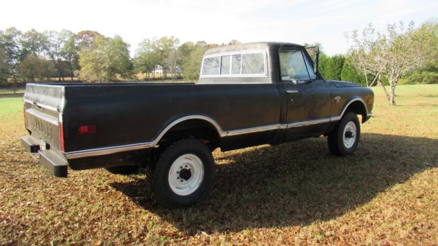 1968 Black Chevrolet K20 4x4 3/4 Ton Pickup Chevy Truck