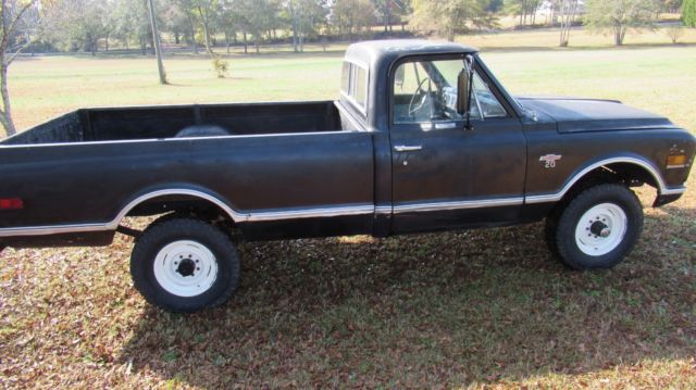 1968 Black Chevrolet K20 4x4 3/4 Ton Pickup Chevy Truck