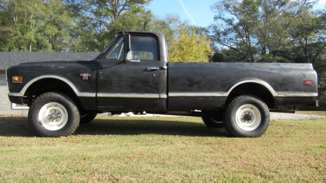 1968 Black Chevrolet K20 4x4 3/4 Ton Pickup Chevy Truck