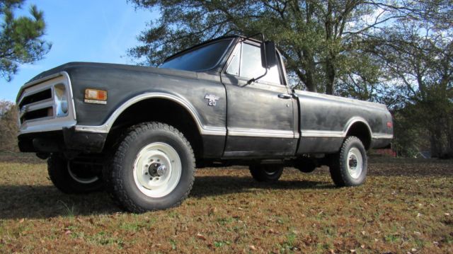 1968 Black Chevrolet K20 4x4 3/4 Ton Pickup Chevy Truck
