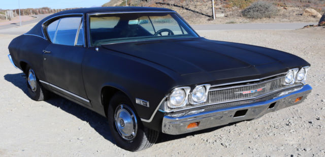 1968 Black Chevrolet Chevelle Coupe