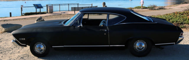 1968 Black Chevrolet Chevelle Coupe