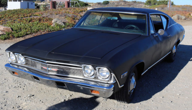 1968 Black Chevrolet Chevelle Coupe