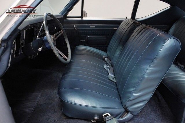 1968 White Chevrolet Malibu Coupe