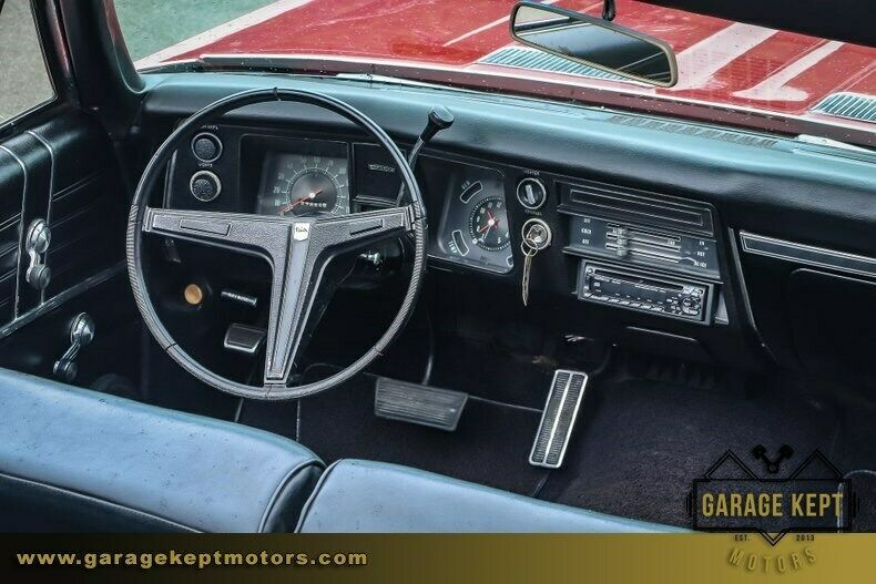 1968 Red Chevrolet Malibu Convertible